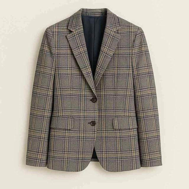 Plaid blazer — Outfit reference